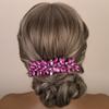 Teyglen Women's Dainty Rhinestone Hair Comb - Luxurious Shiny Bridal Side Comb for Brides and Girls (Rose Red) view 2