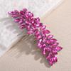 Teyglen Women's Dainty Rhinestone Hair Comb - Luxurious Shiny Bridal Side Comb for Brides and Girls (Rose Red) view 4