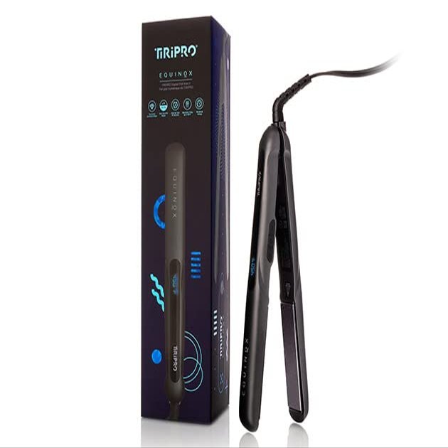 Tiripro Equinox 1.25" Digital Ceramic Tourmaline Flat Iron (Black)