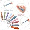 Inbagi 10 Set Inspirational Thank You Gifts Bulk for Women with 10 motivational Keychains and 10 Make up Bags for Christmas Coworker Employee Appreciation gifts view 3