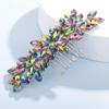 Teyglen Women Dainty Simple Rhinestones Bridal Hair Comb and Accessories, Shiny Side Hair Combs for Bride and Girls (Colorful) view 4