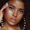 2100 Pcs Self Adhesive Rhinestones Face Gems Jewels for Makeup Pearl Eye Gems Stick On, Rainbow & Clear Flatback Rhinestones Pearl Stickers Hair Body Jewels Nail Art Christmas Craft Diy Festival Party view 3