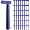 Chumia Twin Blade Razors for Men Stainless Steel Disposable Razors Men Bulk Plastic Shavers Multipurpose Portable Manual Disposable Shavers for Bathing Hotel Travel(600 Pieces) view 1