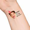 30pcs Custom Face Temporary Tattoos with Name Text, Personalized Temporary Tattoo with Tongue for Adults Couple Women Men Custom Name Tattoos for Birthday Bachelorette Party view 1