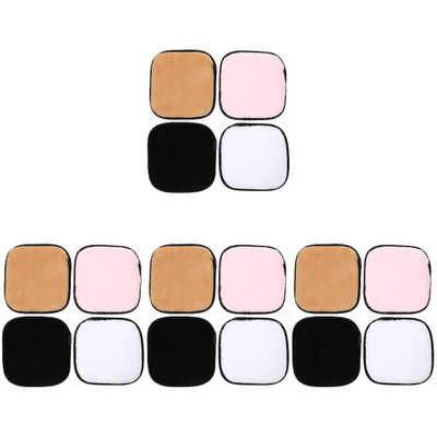 SHERCHPRY 16pcs Makeup Removal Sponges Ultra-fine Cleansing Pads Gentle Skin Exfoliation Tool for Makeup Removal for Daily Skincare Routine Skin Tone