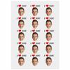 Personalized Temporary Tattoos, Custom Face Tattoos for Birthday Wedding Bachelorette Party, 1 Set of 15 Pieces Customized Tattoos Temporary view 2