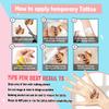 Personalized Temporary Tattoos, Custom Heart Shape Photo Tattoos for Birthday Wedding Bachelorette Party, 1 Set of 15 Pieces Customized Tattoos Temporary view 4
