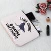 G2TUP Crow Lover Gift I Like Crows And Maybe 3 People Makeup Bag Crow Mom Cosmetic Bag Raven Bird Lover Gift Bird Watching Zipper Travel Bag (I Like Crows White Bag) view 4