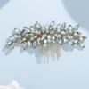 Teyglen Women's Mint blue Rhinestones Hair Comb, Luxurious Hair Accessories for Wedding, Party, Christmas, Photoshoot, Halloween, Seaside Beach - Manual, 15 *6cm/5.9 *2.36 inches, 1 Count view 1