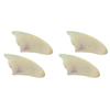 minkissy 4pcs Small Triangular Scraping Board Natural Sheep Horn Facial Scraper for Massage Promotes Circulation and Skin Elasticity Comfortable and Easy to Care Beige view 1