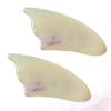 minkissy 4pcs Small Triangular Scraping Board Natural Sheep Horn Facial Scraper for Massage Promotes Circulation and Skin Elasticity Comfortable and Easy to Care Beige view 3