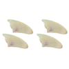 Beaupretty 4pcs Small Triangular Gua Scraping Board Natural Sheep Horn Scraping Tool for Body and Facial Massage Promotes Circulation and Relieves Tension view 1