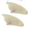 Beaupretty 4pcs Small Triangular Gua Scraping Board Natural Sheep Horn Scraping Tool for Body and Facial Massage Promotes Circulation and Relieves Tension view 4