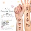 30pcs Custom Heart Temporary Tattoos with Face Name Text, Personalized Temporary Tattoo with Face for Adults Couple Women Men Custom Name Tattoos for Birthday Bachelorette Party view 2