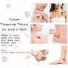 30pcs Custom Heart Temporary Tattoos with Face Name Text, Personalized Temporary Tattoo with Face for Adults Couple Women Men Custom Name Tattoos for Birthday Bachelorette Party view 3