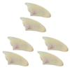 Beaupretty 6pcs Small Triangular Shape Scraping Plate Massage Tool for Body Natural Sheep Horn Gua Board for Facial and Circulation view 1