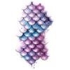 Panda Legends 2 Sheets Mermaid Scales Body Temporary Tattoos Realistic Tattoo Stickers Costume Party Covering Scars Fake Tattoos, multicolor, 30cm, 0.2 kilograms view 4