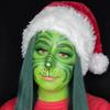 CCbeauty Light Green Face Paint Stick, Face Painting Kit, Lime Green Cream SFX Makeup Foundation, Professional Body Paint for St. Patrick's Day, Halloween Costume Party, Gamora, Shrek, Grinch Makeup view 3