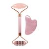 Jade Roller Rose Quartz Facial Gua Sha Tools Germanium Stone Roller Set Massage Beauty Tools,Type 2 view 1