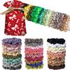 40PCS Satin Elastic Hair Scrunchies Seamless Ponytail Holders Variety Hair Ties Hair Bands Scrunchy Hair Ties For Thick and Curly (Gift Bag 40 Colors) view 1
