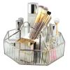 Lazy Susan Perfume Organizer 360 Degree Rotating Makeup Organizer Geometric Shape Perfume Display Decorative Tray for Makeup Brushes, Lipsticks, Prefume view 1
