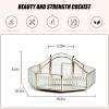 Lazy Susan Perfume Organizer 360 Degree Rotating Makeup Organizer Geometric Shape Perfume Display Decorative Tray for Makeup Brushes, Lipsticks, Prefume view 3