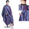 Barber Cape for Men & Women - Waterproof Hair Cutting Cape with Adjustable Metal Clip - Unisex 55x63 Purple view 1