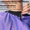 Barber Cape for Men & Women - Waterproof Hair Cutting Cape with Adjustable Metal Clip - Unisex 55x63 Purple view 4
