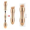 Makeup Brushes Set - 4 in 1 Premium Makeup Brush Kit, Soft & Portable Eyeshadow, Powder, and Concealer Brushes with Elastic Sponge Heads, for Travel view 4