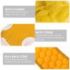 3pcs Bath Towel Exfoliating Mitt Washing Exfoliating Sponge Pad Mesh Bath Sponge Shower Exfoliating Body Lotion Applicator Bath Mitt Bath Brush Strap Handle Spa Fabric view 3