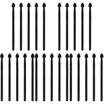 minkissy 25pcs Silicone Eye Shadow Brush for Makeup Application Reusable and Easy to Clean Eyeshadow Brushes for Facial Masks and More for Makeup