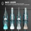 JAGUAR 20pcs Tattoo Cartridge Needles- Tattoo Needles Cartridges Sterilized with Membrane Mixed Sizes-Upgraded 2.0 Casing Design- Durable Tattoo Needles for Tattooing - Round Liner (0809RL) view 2