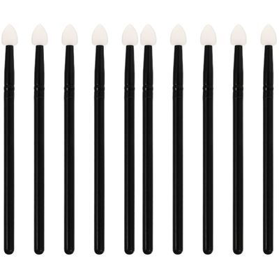 Beaupretty 10pcs Essential Makeup Brush Eye Shadow Brush Makeup Applicator Silicone Eye Special for Girls
