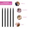 Beaupretty 10pcs Essential Makeup Brush Eye Shadow Brush Makeup Applicator Silicone Eye Special for Girls view 3