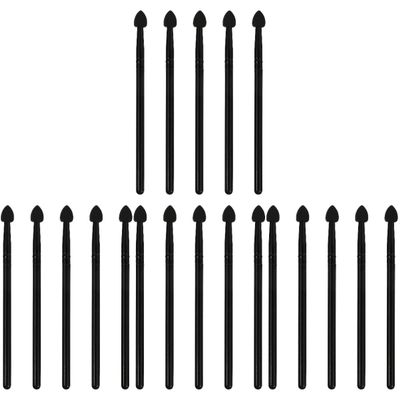Beaupretty 20pcs Silicone Eyeshadow Makeup Brush Versatile Cosmetic Brush Tools for Eyeliner Blending and Application Ergonomic Handle for Comfort and Precision