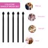minkissy 20pcs Silicone Eyeshadow Makeup Brush Multi-function Blending Tools for Eyeshadow Application Soft Brush for Smooth Finish for Makeup and Beginners view 4
