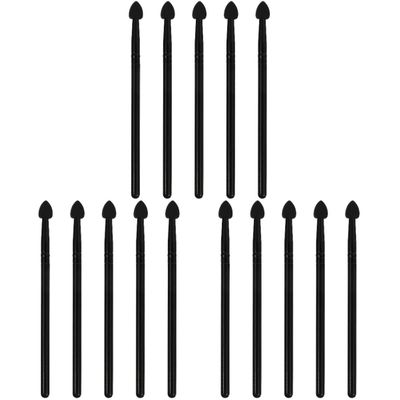 Beaupretty 15pcs Silicone Eyeshadow Makeup Brush Multi-purpose Eye Cosmetic Tools for Effortless Application and Blending Comfortable Handle Design for Easy Use