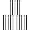 Beaupretty 15pcs Silicone Eyeshadow Makeup Brush Multi-purpose Eye Cosmetic Tools for Effortless Application and Blending Comfortable Handle Design for Easy Use view 1