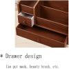 JYYBN Makeup Organizer Rack Multifunctional Storage Box Cosmetic Box Large-Capacity Drawer-Style Dresser Rack Makeup Organizer Cosmetic Holder Makeup Display Shelf view 4