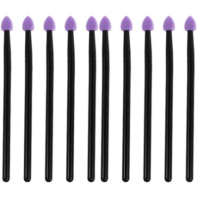 Beaupretty 10pcs Professional Makeup Brush for Eye Shadow Korean Eyeshadow Brush Soft Silicone Bristles Makeup Kit for Amateur Professional Artists
