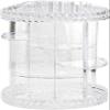 JYYBN Makeup Organizer Rack 360 Rotating Crystal Cosmetic Storage Box Multifunction Detachable Makeup Organizer Makeup Display Shelf (Color : 27cmx34.5cm) view 1