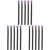 Beaupretty 15pcs Ergonomic Handle Eye Shadow Makeup Brush Reusable Non-absorbent Silicone Brush for Women Easy to Clean Dry view 1