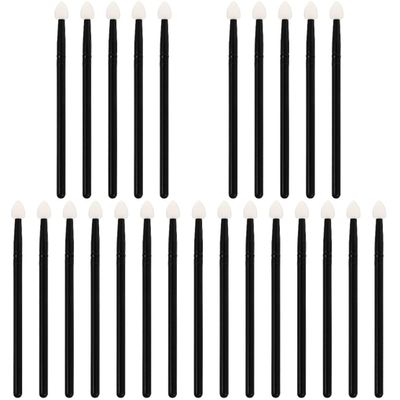 minkissy 25pcs Silicone Eyeshadow Makeup Brush Multi-function Cosmetic Tool for Blending Easy to Clean Suitable for Skin Types for Daily Makeup Application