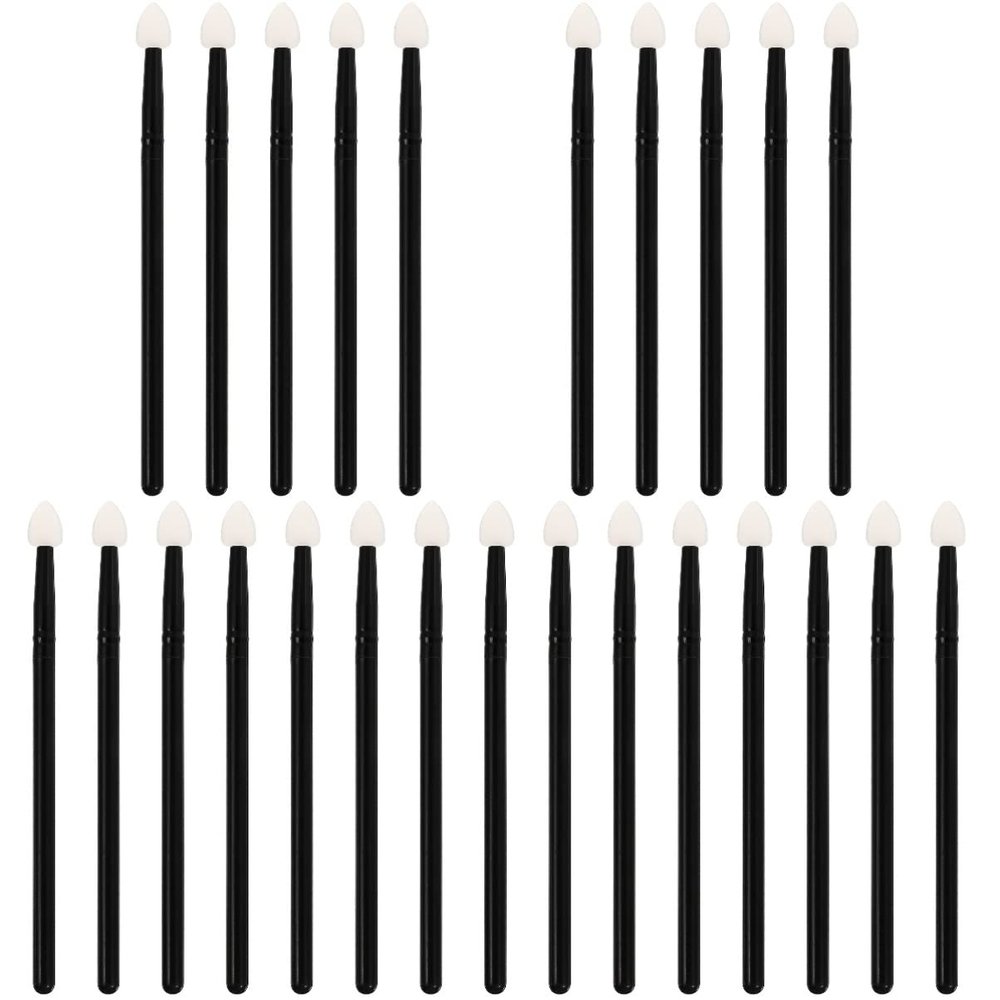 minkissy 25pcs Silicone Eyeshadow Makeup Brush Multi-function Cosmetic Tool for Blending Easy to Clean Suitable for Skin Types for Daily Makeup Application