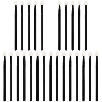 Beaupretty Sets Professional Eye Shadow Brush Set Shadow Sponge Applicators Silicon Brush for Makeup for Dry Oily Skin Pcs