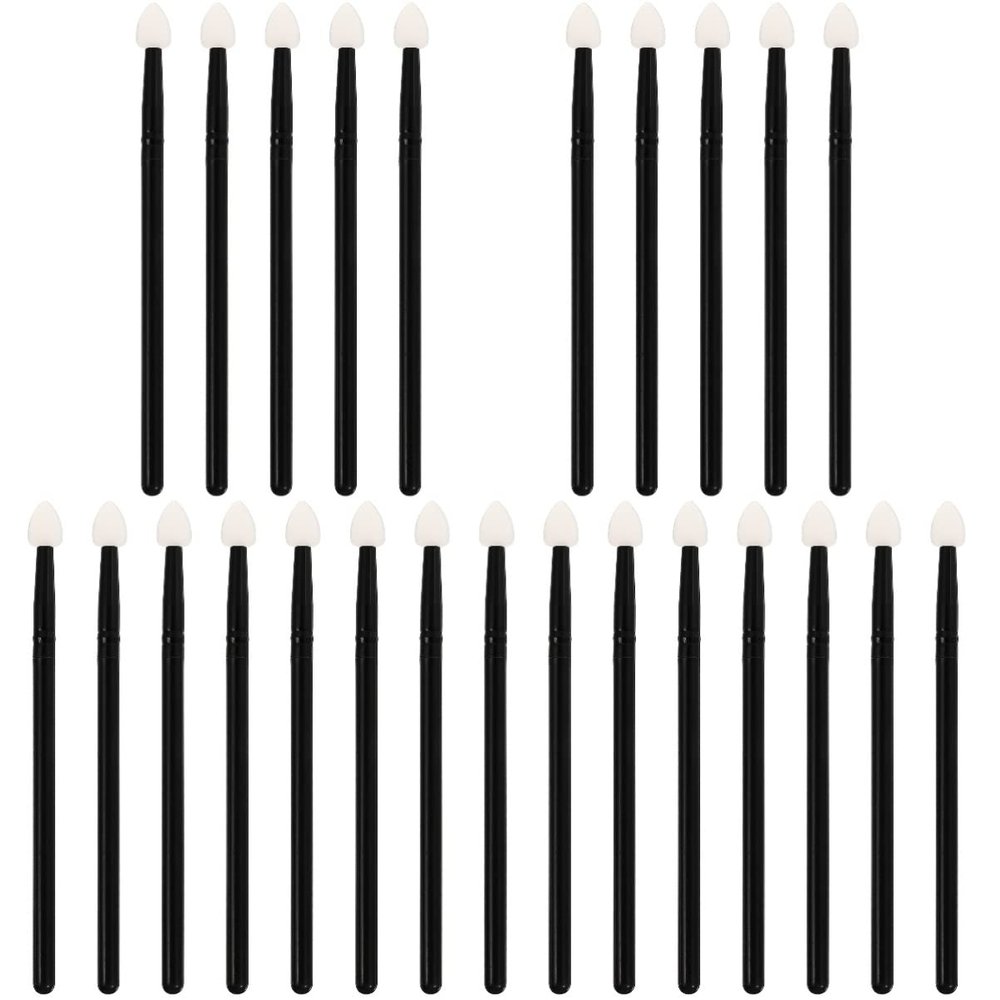 Beaupretty Sets Professional Eye Shadow Brush Set Shadow Sponge Applicators Silicon Brush for Makeup for Dry Oily Skin Pcs