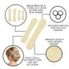 Styla Hair Blonde Magic Hair Bun Maker 4 Pack (2 Small, 2 Large) - Foam Sponge Buns with Hair Ties, Flexible Shaper Accessories for Updos, Ballet Buns, French Twists & More! view 2