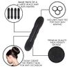 Styla Hair Black Magic Hair Bun Maker 4 Pack Large Foam Sponge Shaper Accessories - Strong, Flexible, Reusable Twister for Updos, Ballet Hairstyles, French Twist, Waves & More! view 2