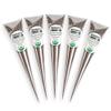 Mihenna 150g Ready to Use Paste Cone for Hair | USDA Certified Organic | Natural Hair Dye | Waterproof Long Lasting | Color Up to 2 Weeks (5 Pack) view 1