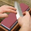 G.B.S Whetstone Knife Sharpening Stone 2 Sided Grit 3000/8000 Waterstone and Black Luxury Shaving Kit - Wood Straight Razor, Mug, Natural Soap, Brush, Alum block, Strop and Paste view 3